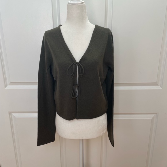 Tie-Front Cashmere Cardigan from NakedCashmere - Picture 5 of 11